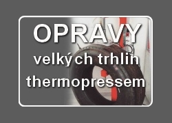 Opravy velkých trhlin thermopressem